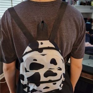 Stylish Black and White Backpack
